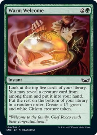 Warm Welcome - #164 - C - King Gaming