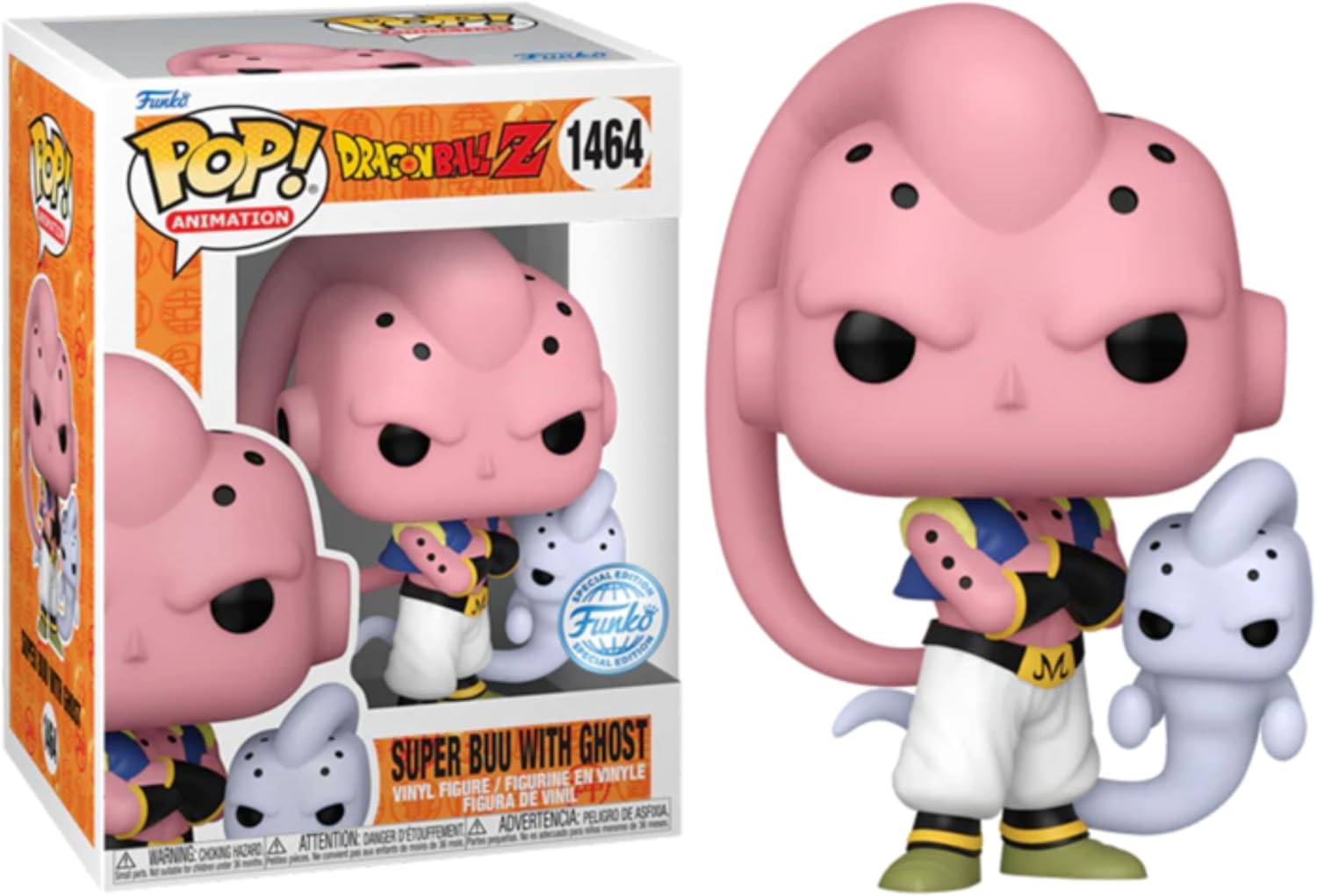 Funko Pop - Dragon Ball Z Super Buu with Ghost #1464 Pop Exclusive Edition - Geeked Out Goods