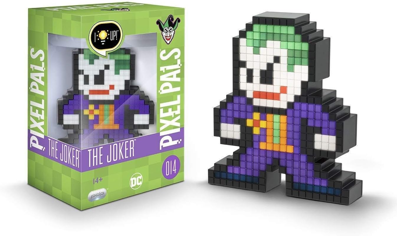 Pixel Pals DC Comics The Joker Collectible Lighted Figure, 878-029-NA-JOKER - King Gaming