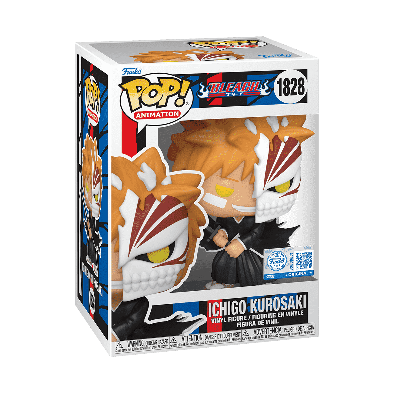 Funko Pop Bleach Ichigo Kurosaki Half Mask Game Stop Exclusive #1828 - Geeked Out Goods