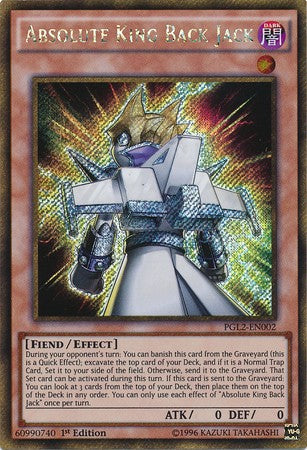 Absolute King Back Jack - Gold Secret Rare - King Gaming