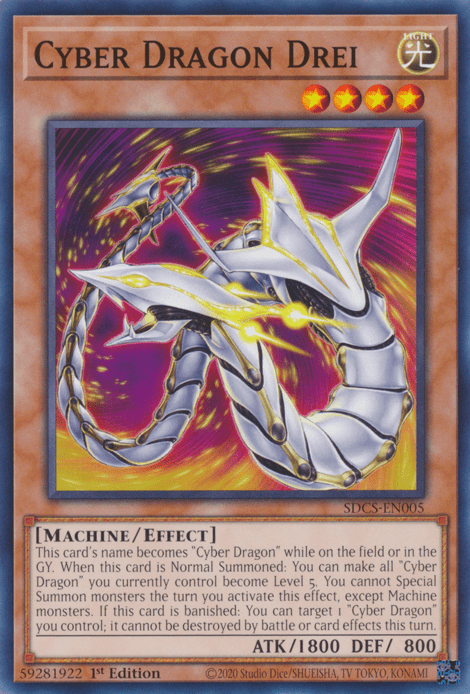 Cyber Dragon Drei - NM Common King Gaming