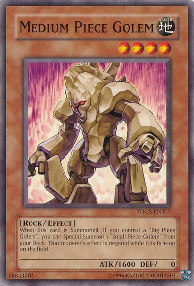 Medium Piece Golem - Common - Yu-Gi-Oh King Gaming