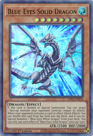 Blue-Eyes Solid Dragon (Green) - Ultra-Rare - King Gaming
