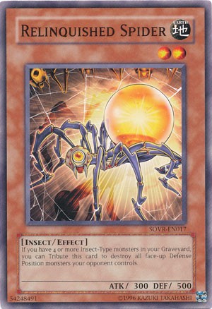 Relinquished Spider - Common - Yu-Gi-Oh King Gaming