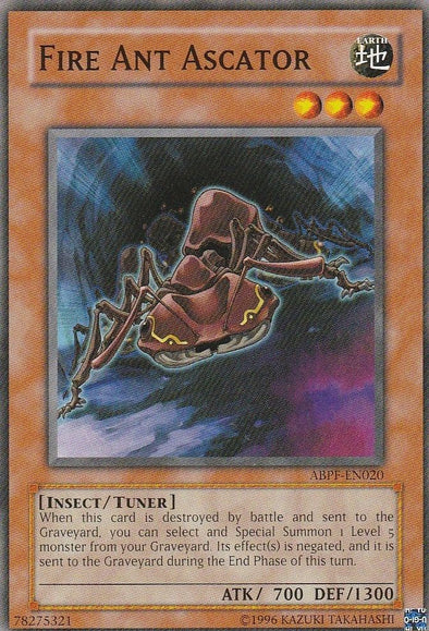 Fire Ant Ascator - Common - Yu-Gi-Oh King Gaming