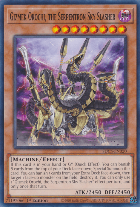 Gizmek Orochi, The Serpentron Sky Slasher - NM Common King Gaming