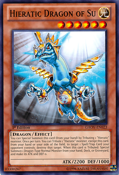 Hieratic Dragon Of Su - NM Common King Gaming