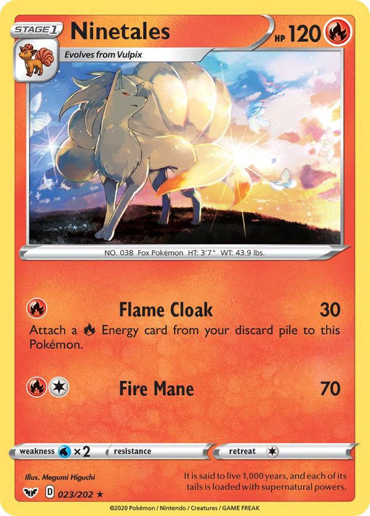 Ninetales - 023/202 - NM Rare King Gaming