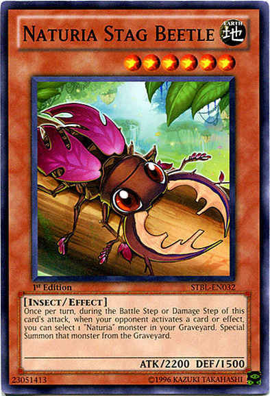 Naturia Stag Beetle - Common - Yu-Gi-Oh King Gaming