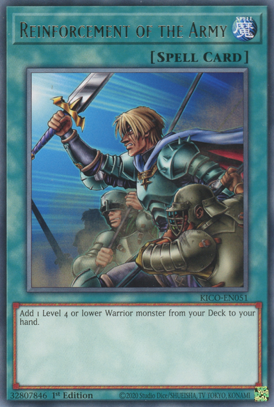 Reinforcement Of The Army - Rare - Yu-Gi-Oh - King Gaming