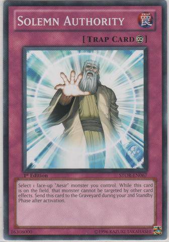 Solemn Authority - NM Common King Gaming