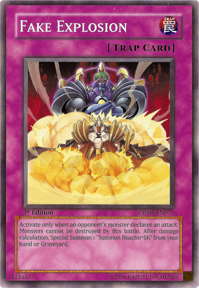 Fake Explosion - Common - Yu-Gi-Oh King Gaming