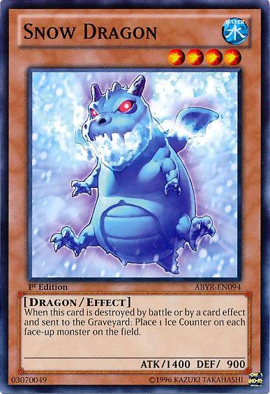 Snow Dragon - Common - Yu-Gi-Oh King Gaming