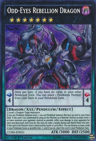 Odd-Eyes Rebellion Dragon - Secret Rare - King Gaming
