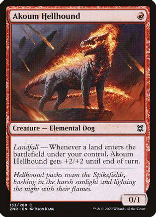 Akoum Hellhound - C #133 King Gaming