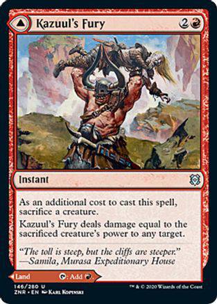 Kazuul's Fury // Kazuul's Cliffs - U #146 King Gaming