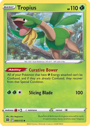 Tropius - 5/172 - Uncommon - King Gaming