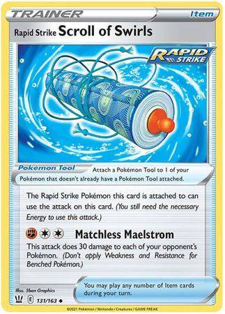 Rapid Strike Scroll of Swirls - 131/163 - NM Uncommon King Gaming