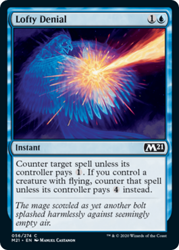 Lofty Denial - NM - C #56 King Gaming