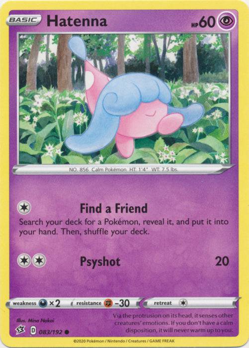 Hatenna - 083/192 - NM Common King Gaming