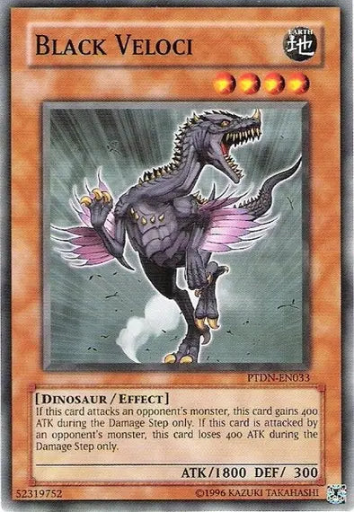 Black Veloci - Common - Yu-Gi-Oh King Gaming