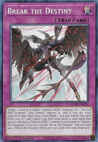 Break The Destiny - Common - Yu-Gi-Oh King Gaming