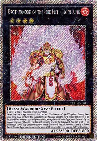 Brotherhood of The Fire Fit- Tiger King - Secret Rare - King Gaming