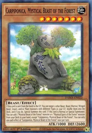 Carriponica, Mystical Beast Of The Forest - Common - Yu-Gi-Oh King Gaming
