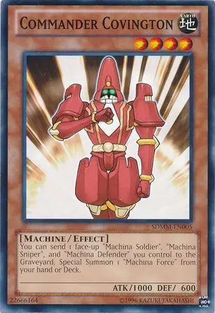 Commander Covington - Common - Yu-Gi-Oh King Gaming
