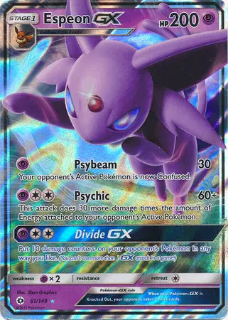 Espeon GX - 61/149 - Ultra Rare King Gaming