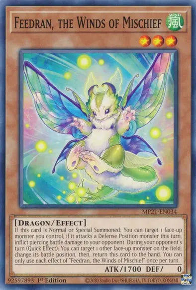 Feedrain, The Winds Of Mischief - Common - Yu-Gi-Oh King Gaming