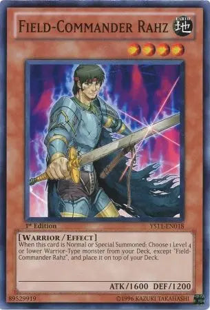 Field-Commander Rahz - Common - Yu-Gi-Oh King Gaming