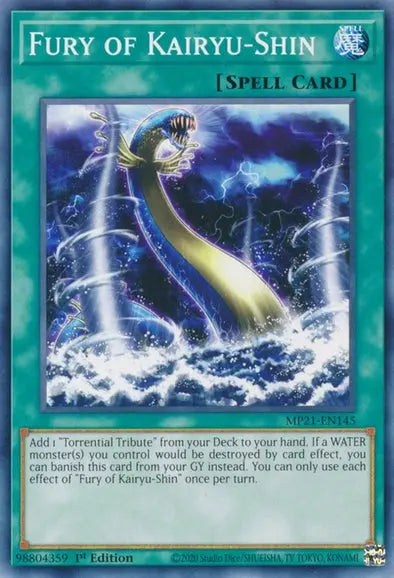 Fury Of Kairyu-Shin - Common - Yu-Gi-Oh King Gaming