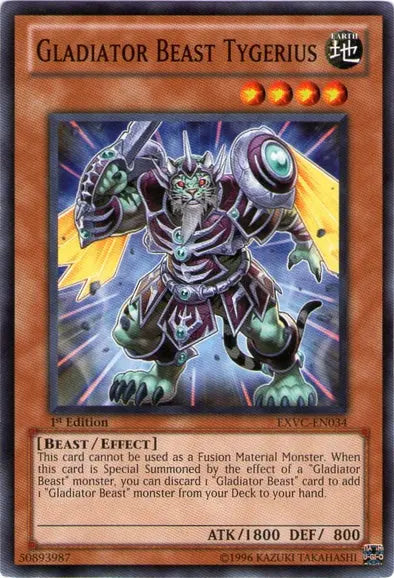 Gladiator Beast Tygerius - Common - Yu-Gi-Oh King Gaming