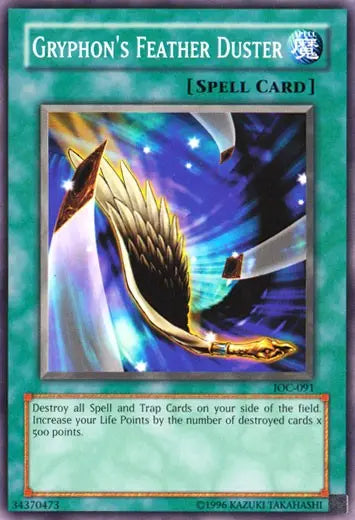 Gryphon's Feather Duster - Common - Yu-Gi-Oh King Gaming