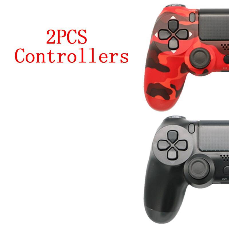 2PCS Joystick PS4 Wireless Game Controller For Sony Controller Bluetooth Vibration Gamepad For PS4 Console King Gaming
