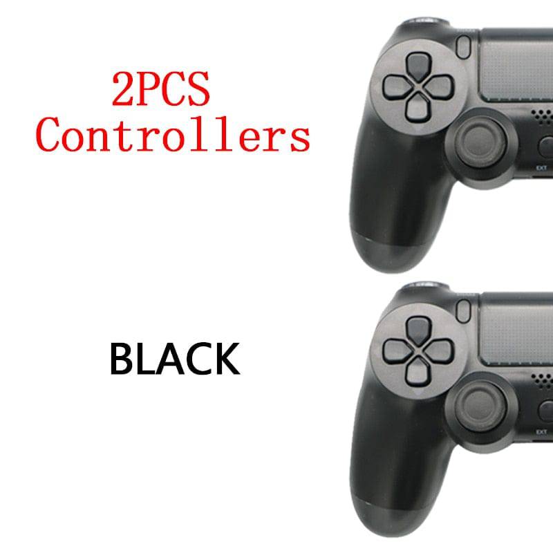 2PCS Joystick PS4 Wireless Game Controller For Sony Controller Bluetooth Vibration Gamepad For PS4 Console King Gaming