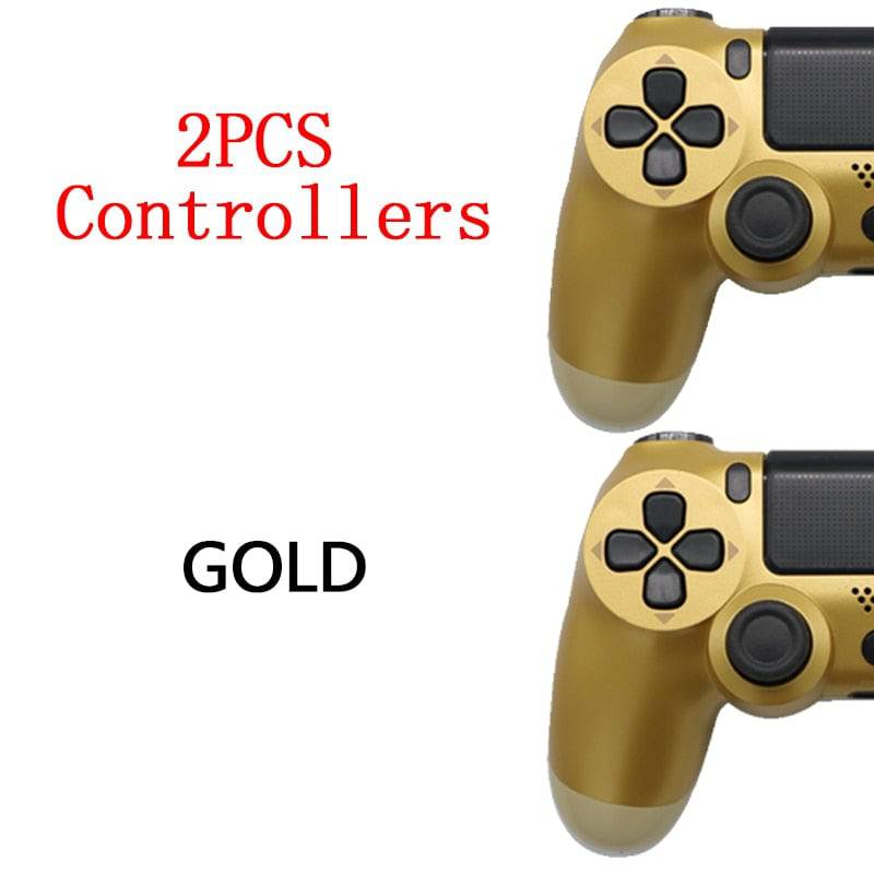 2PCS Joystick PS4 Wireless Game Controller For Sony Controller Bluetooth Vibration Gamepad For PS4 Console King Gaming
