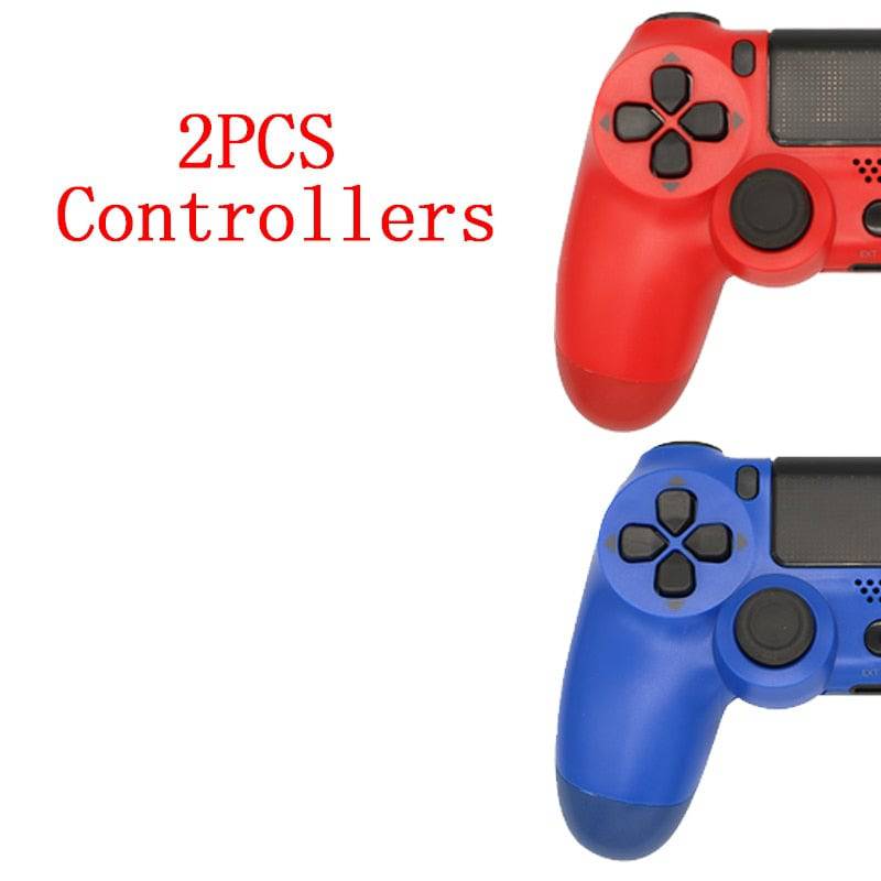 2PCS Joystick PS4 Wireless Game Controller For Sony Controller Bluetooth Vibration Gamepad For PS4 Console King Gaming