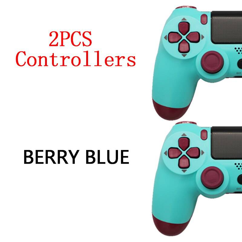 2PCS Joystick PS4 Wireless Game Controller For Sony Controller Bluetooth Vibration Gamepad For PS4 Console King Gaming