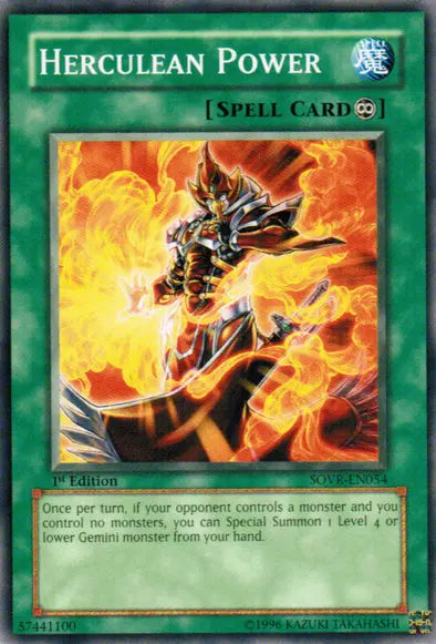 Herculean Power - Common - Yu-Gi-Oh King Gaming