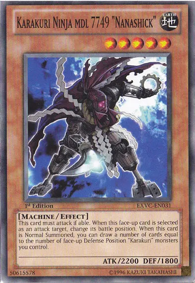Karakuri Ninja MDL 7749 "Nanashick" - Common - Yu-Gi-Oh King Gaming