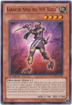 Karakuri Ninja MDL 919 "Kuick" - Common - Yu-Gi-Oh King Gaming