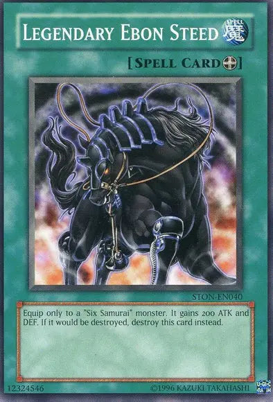 Legendary Ebon Steed - Common - Yu-Gi-Oh King Gaming