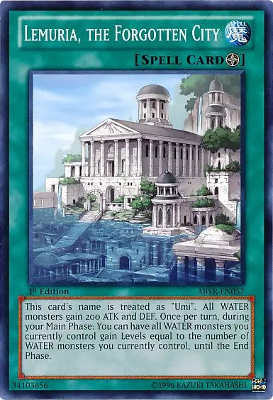Lemuria, The Forgotten City - Common - Yu-Gi-Oh King Gaming