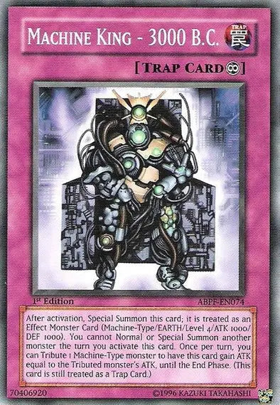 Machine King - 3000 B.C. - Common - Yu-Gi-Oh King Gaming