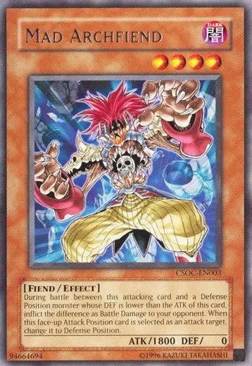 Mad Archfiend - Rare - Yu-Gi-Oh King Gaming