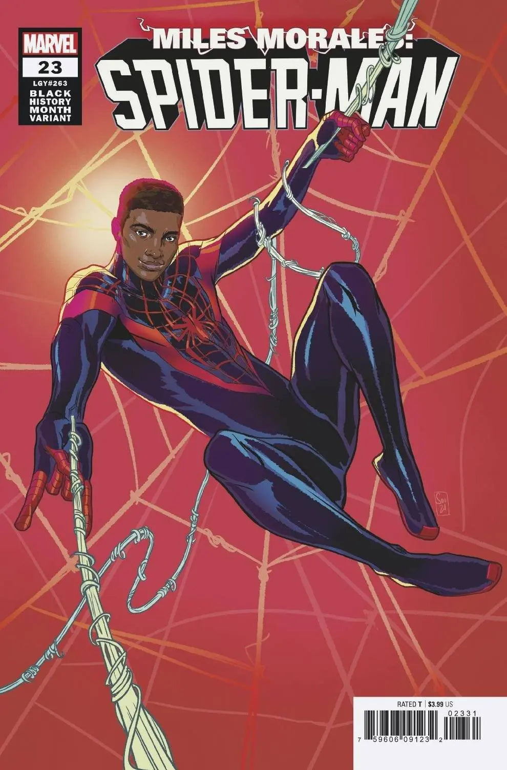 Miles Morales Spider-Man #23 Souza Black History VAR KIB King Gaming