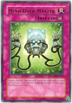 Mind Over Matter - Rare - Yu-Gi-Oh King Gaming